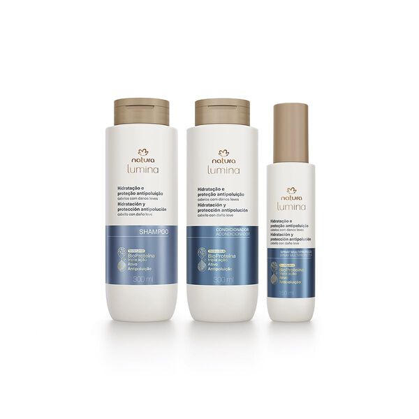 Kit Lumina Hidratação e Proteção Antipoluição (3 produtos)