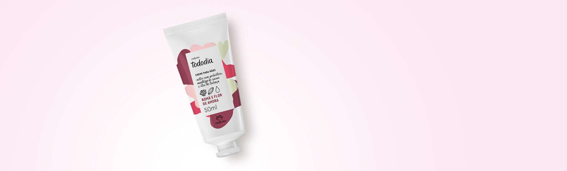 Creme Nutritivo para as Mãos Tododia Romã e Flor de Amora