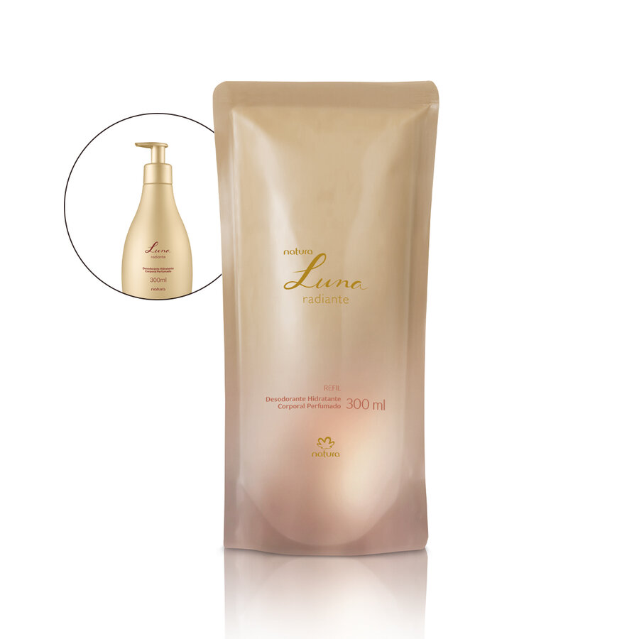 Repuesto Desodorante Hidratante Corporal Perfumado Luna Radiante 300 Ml