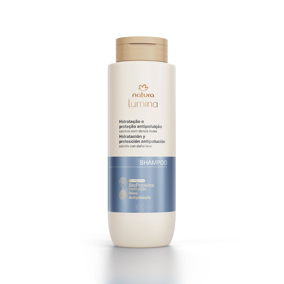 Shampoo Purificante Lumina para Hidratacao e Proteção Antipoluicao 300 Ml