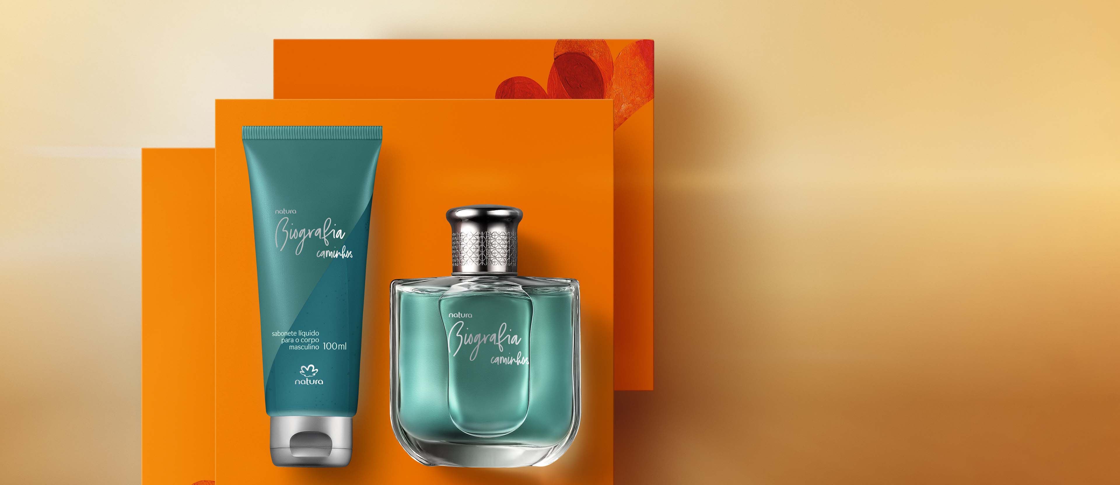 Presente Dia dos Namorados Natura Biografia Caminhos Masculino