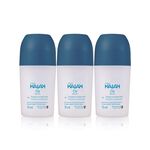 Kit Desodorante Antitranspirante Roll-on Kaiak O2 Masculino (3 unidades)