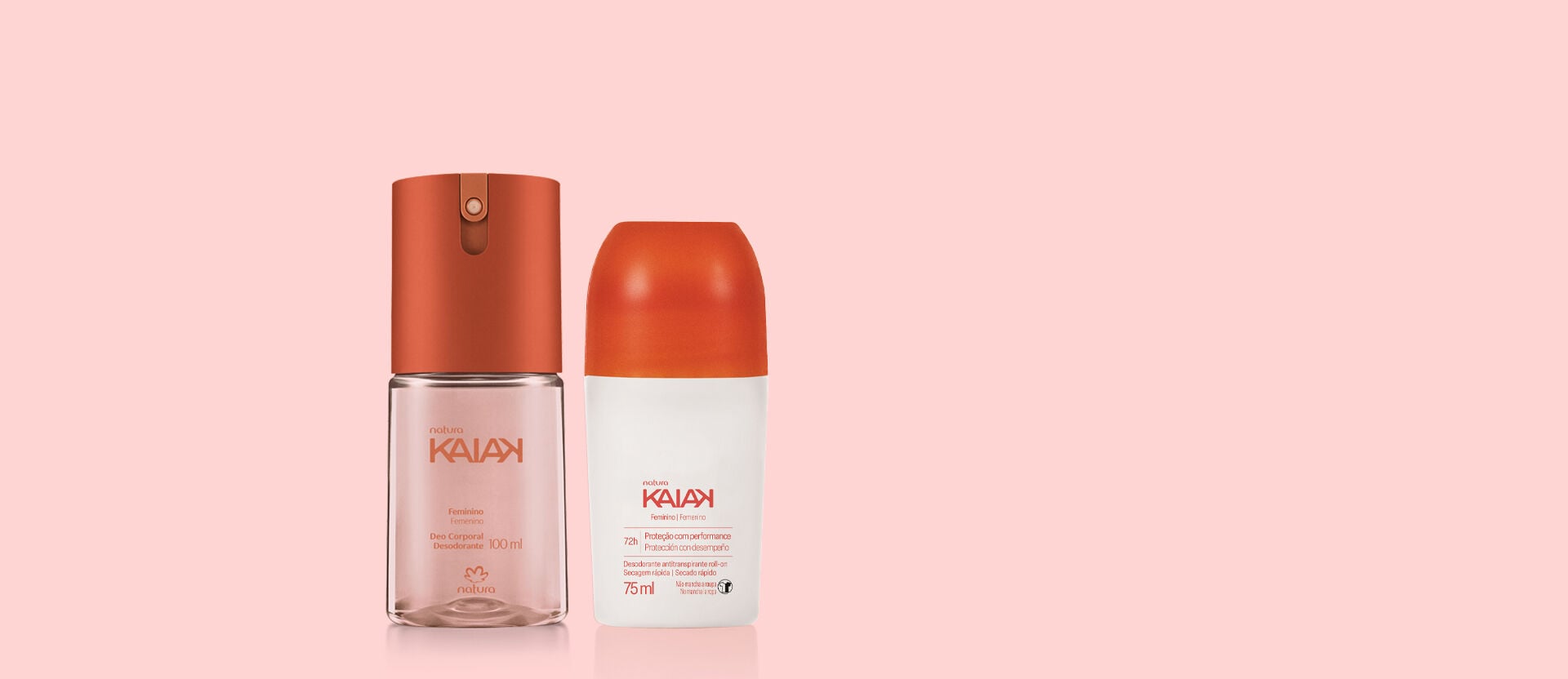 Kit Desodorantes Kaiak Clássico Feminino (2 produtos)