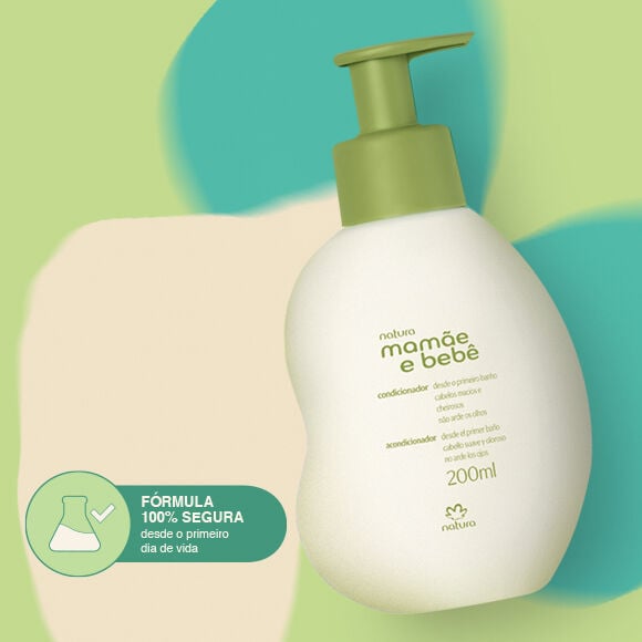 Condicionador Infantil de 0 a 3 anos Natura Mamãe e Bebê 200ml