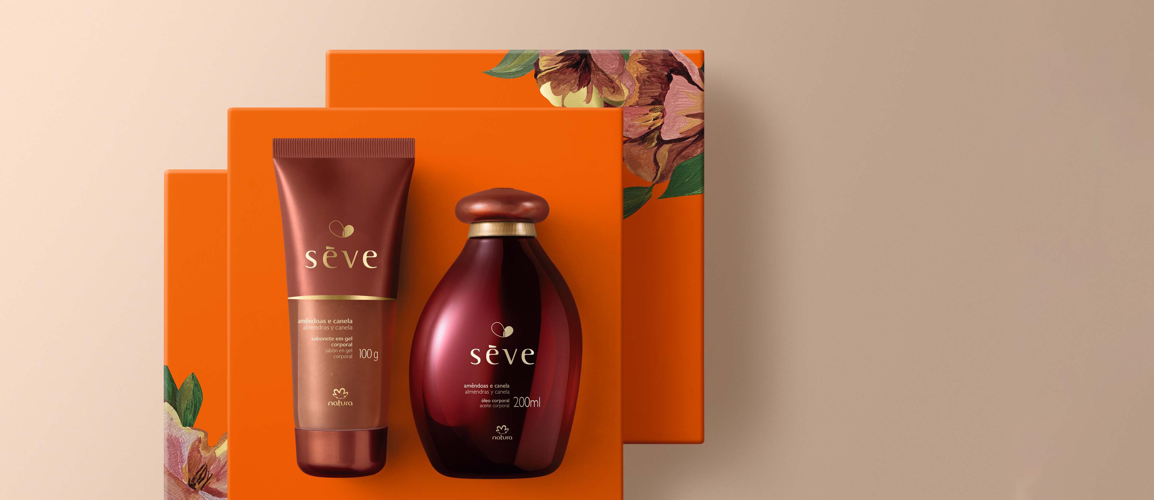 Presente Dia das Mães Natura Sève Amêndoas e Canela