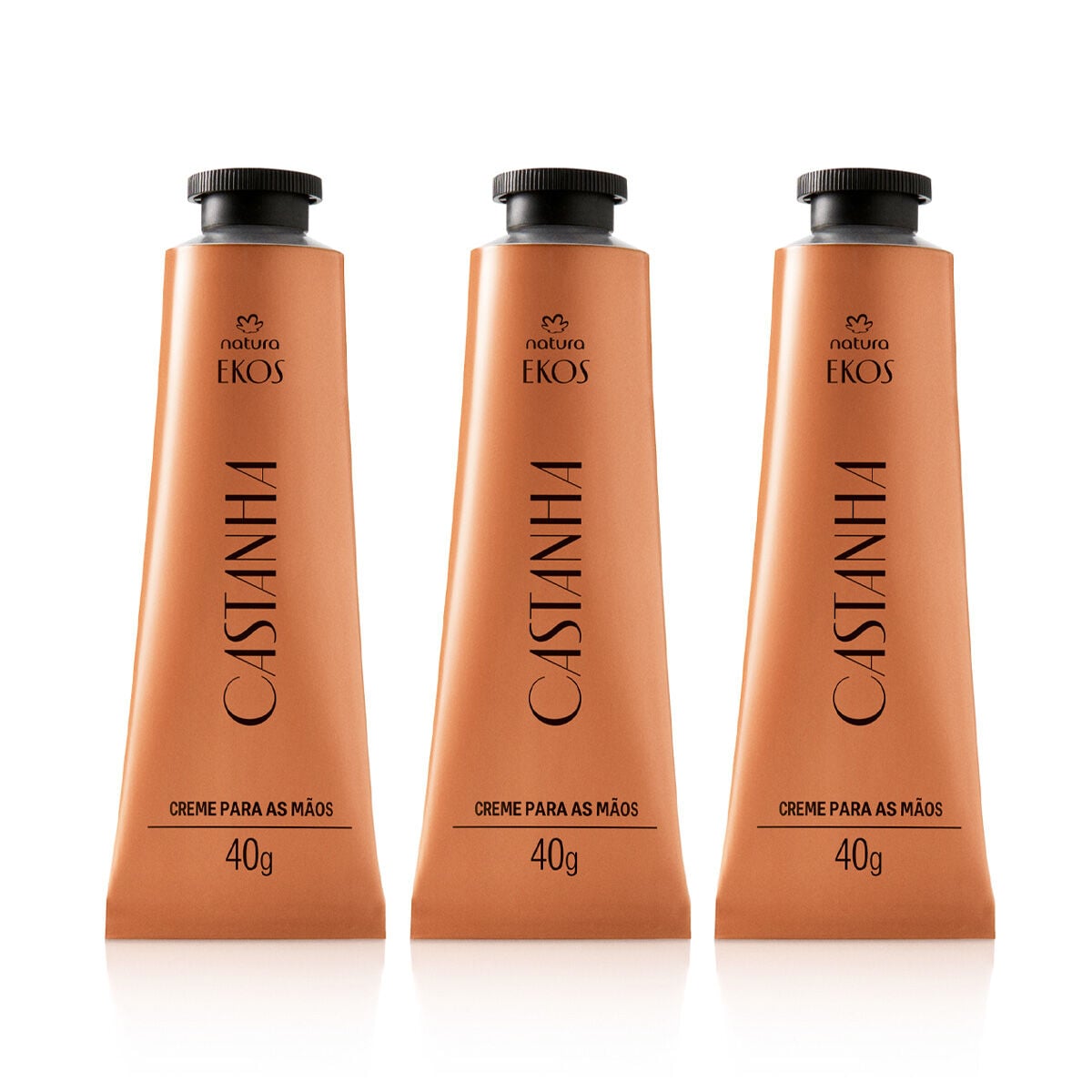 Kit Creme Hidratante para as Mãos Ekos Castanha 3 un de 40 g