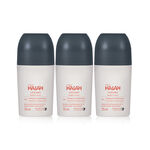 Kit Desodorante Antitranspirante Roll-on Kaiak Oceano Feminino (3 unidades)