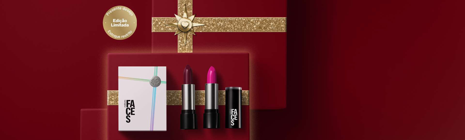 Presente Natura Faces Duo Batom