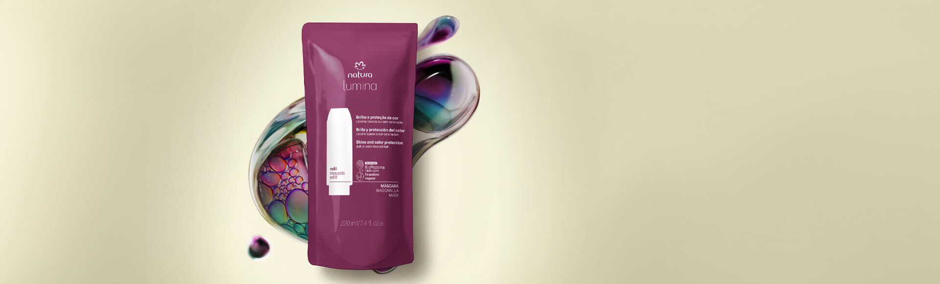 Refil Máscara de Blindagem para Brilho e Proteção da Cor