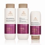 Kit Lumina Brilho e Proteção da Cor Shampoo, Condicionador e Máscara (3 produtos)