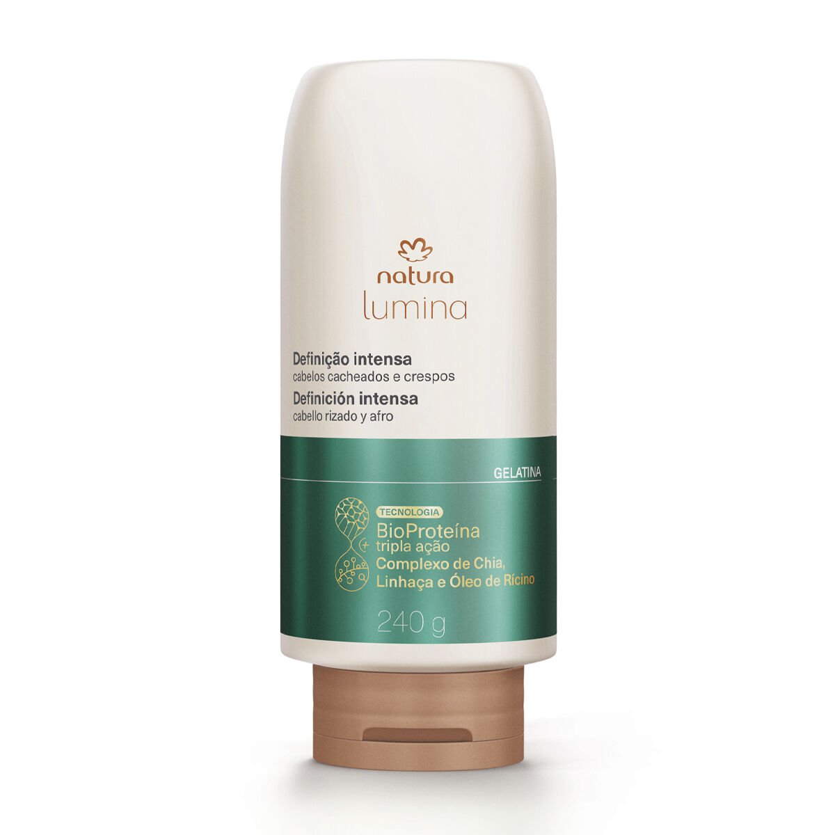 Gelatina de Definição e Brilho para Cabelos Cacheados e Crespos