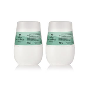 Kit Desodorante Antitranspirante Roll-on Erva Doce (2 unidades)