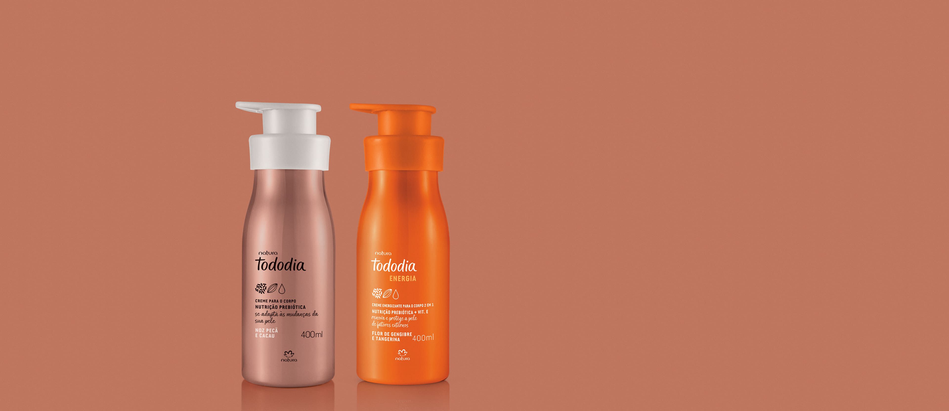 Kit Cremes Nutritivos Tododia Energia e Noz Pecã e Cacau (2 produtos)