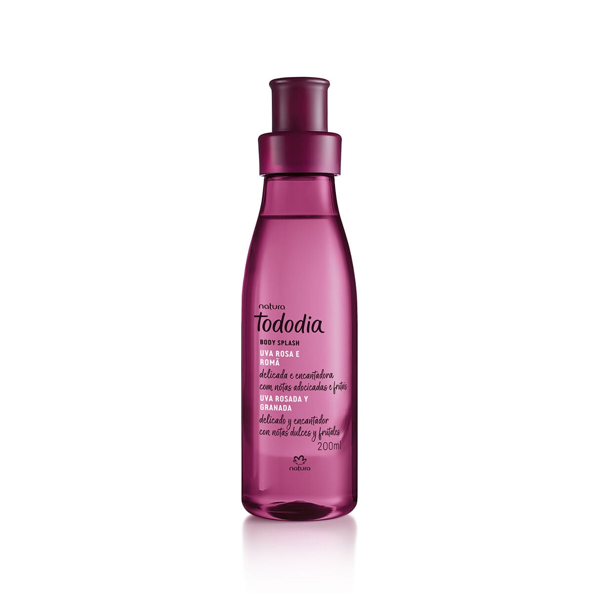 Body Splash Desodorante Colônia Tododia Uva Rosa e Roma 200 Ml