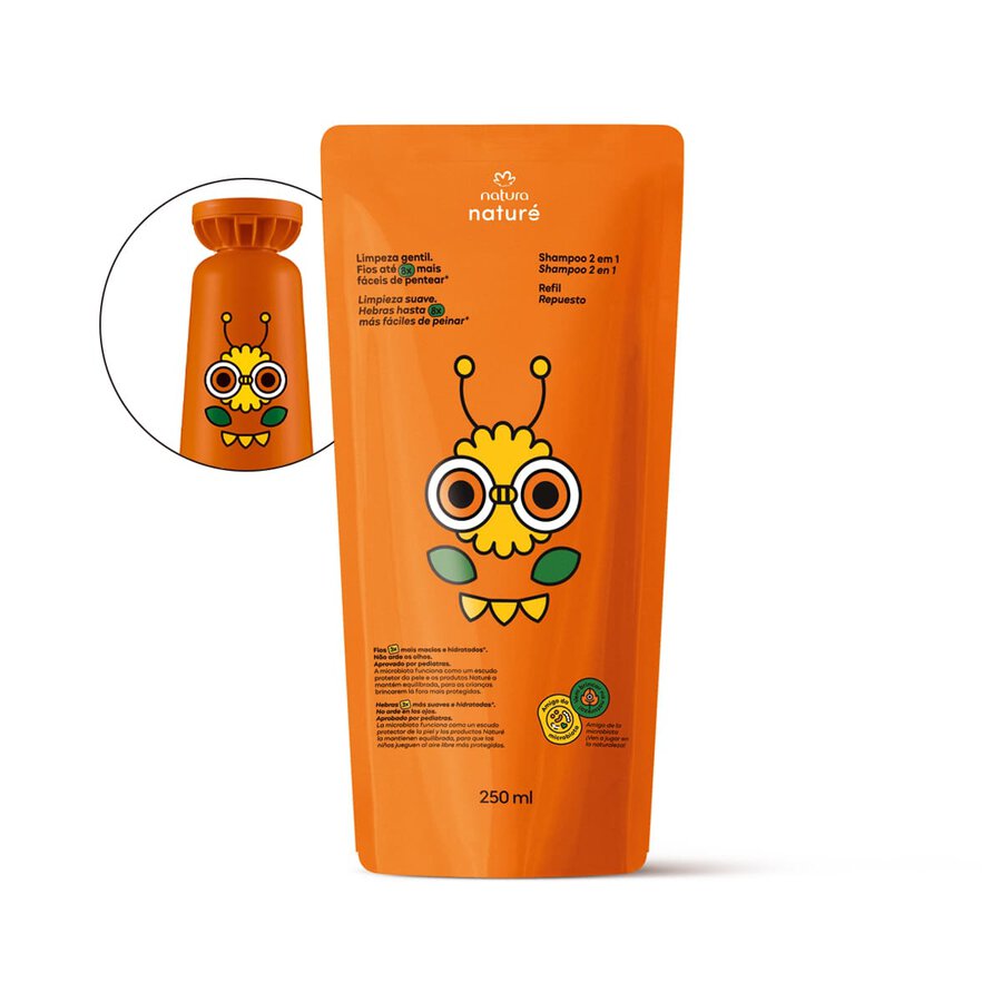 Repuesto Shampoo 2 en 1 Naturé 250 Ml