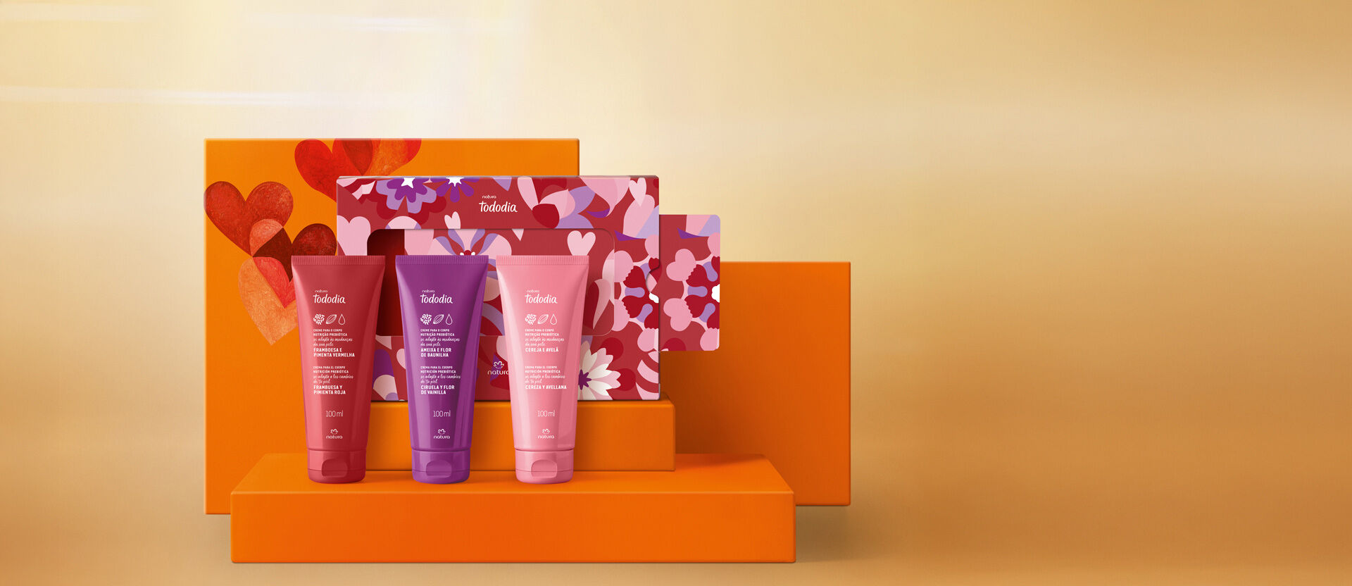Presente Natura Tododia Trio Hidratantes para o Corpo