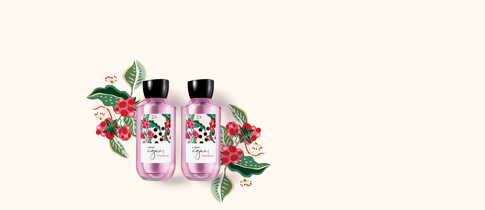 Kit Framboesa Águas de Natura (2 produtos)
