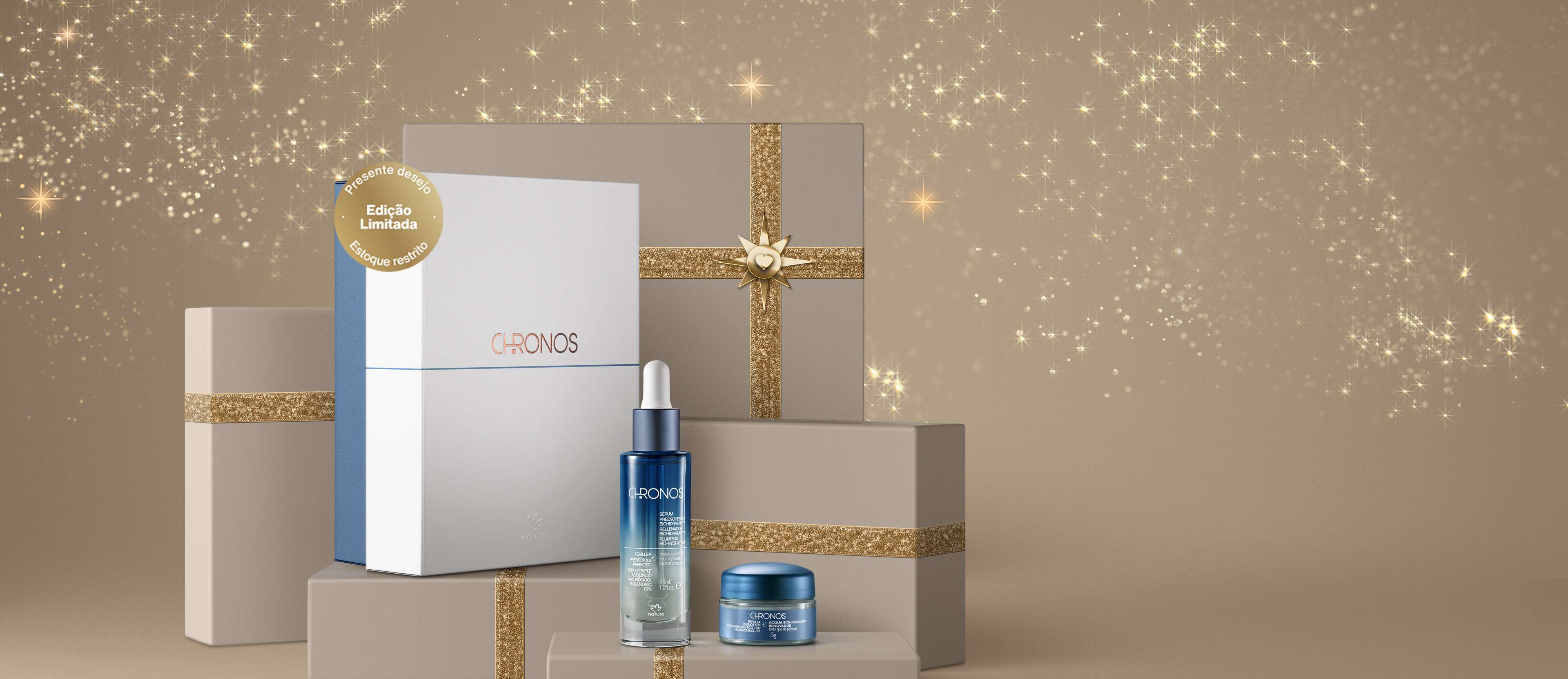 Presente Natura Chronos Biohidratação e Acqua