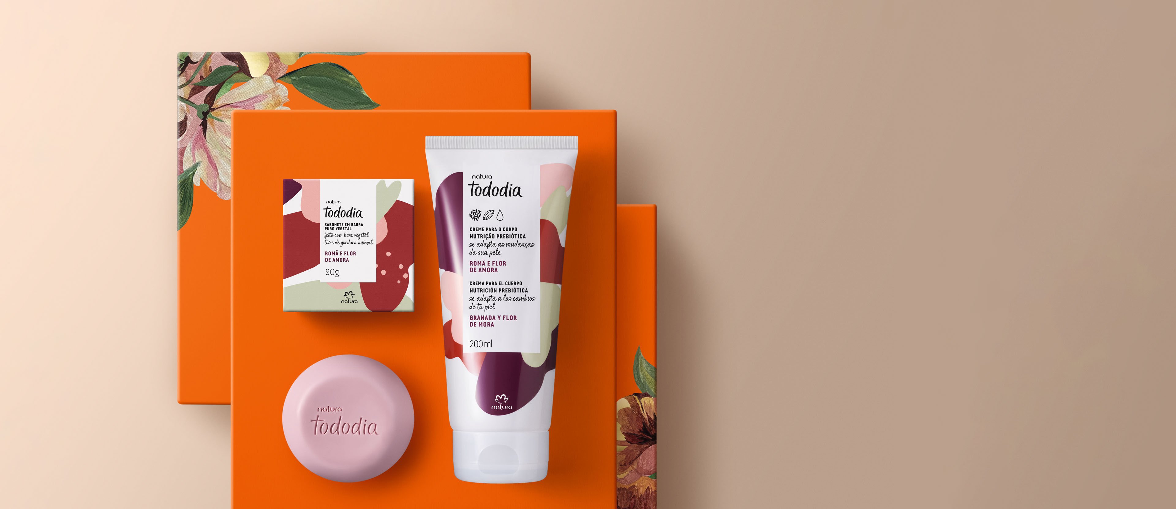 Presente Dia das Mães Tododia Romã e Flor de Amora