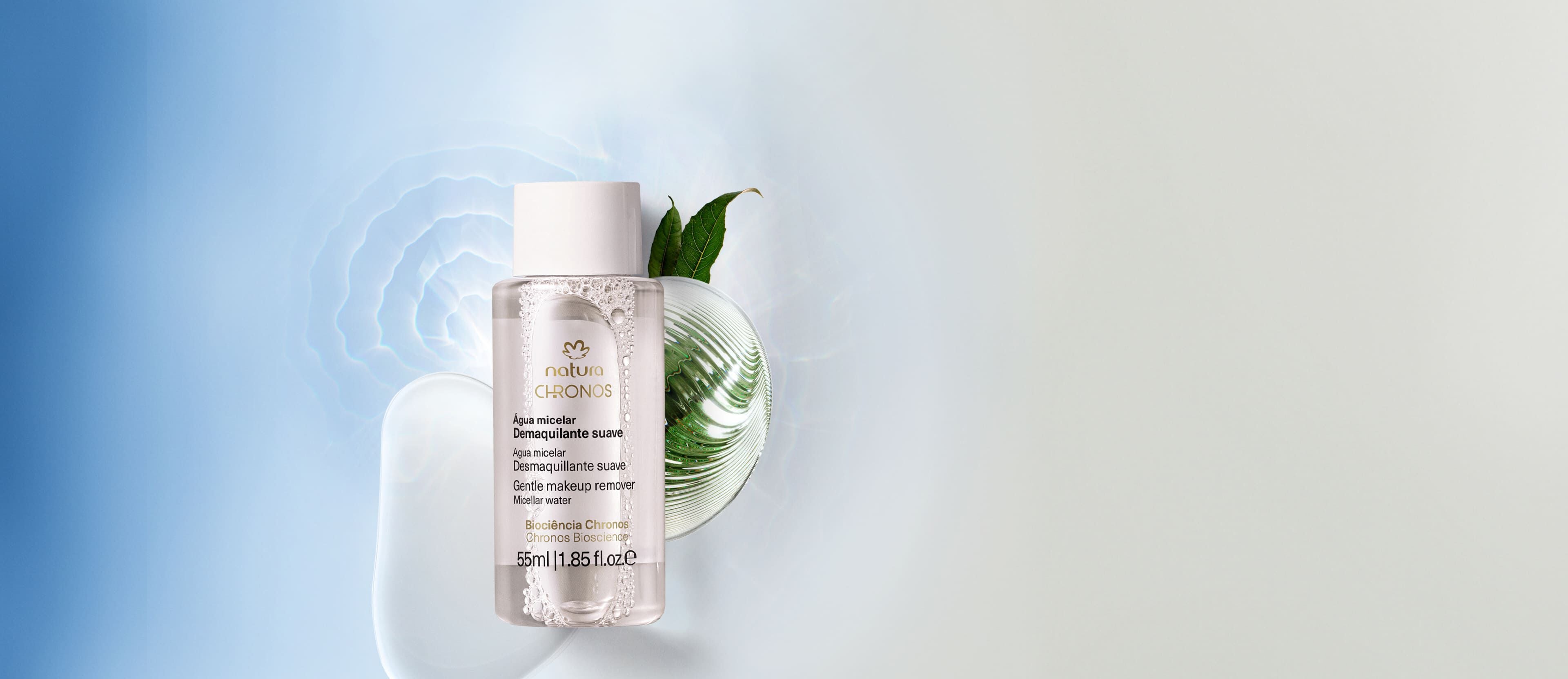 Mini agua micelar desmaquillante suave Chronos