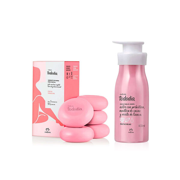 Kit rutina Tododia frutas rojas
