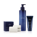 Kit Desodorante Corporal, Hidratante para Manos y Áreas Resecas y Jabón en Barra para Cuerpo y Barba Natura Homem (3 unidades)