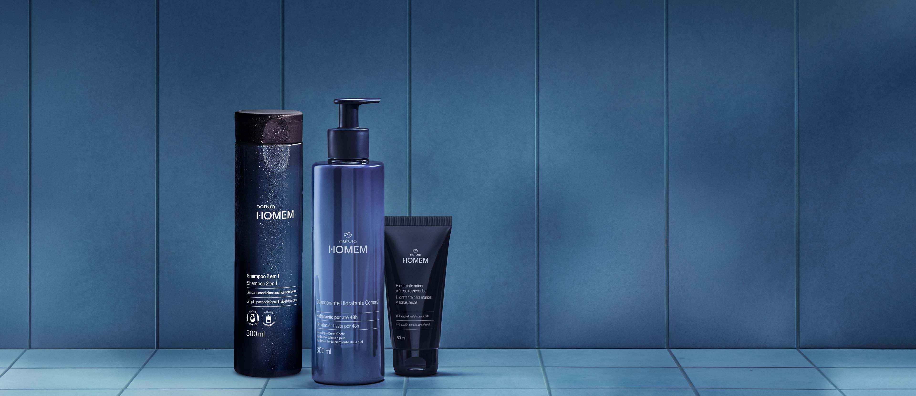 Kit Cuidado diario Natura Homem (3 productos)