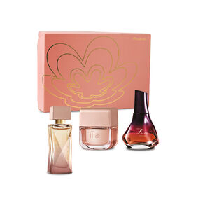 Caja Especial con 3 Eau de Parfum Femenino 25 ml c/u (Essencial, Ilía clásico y Luna intenso)