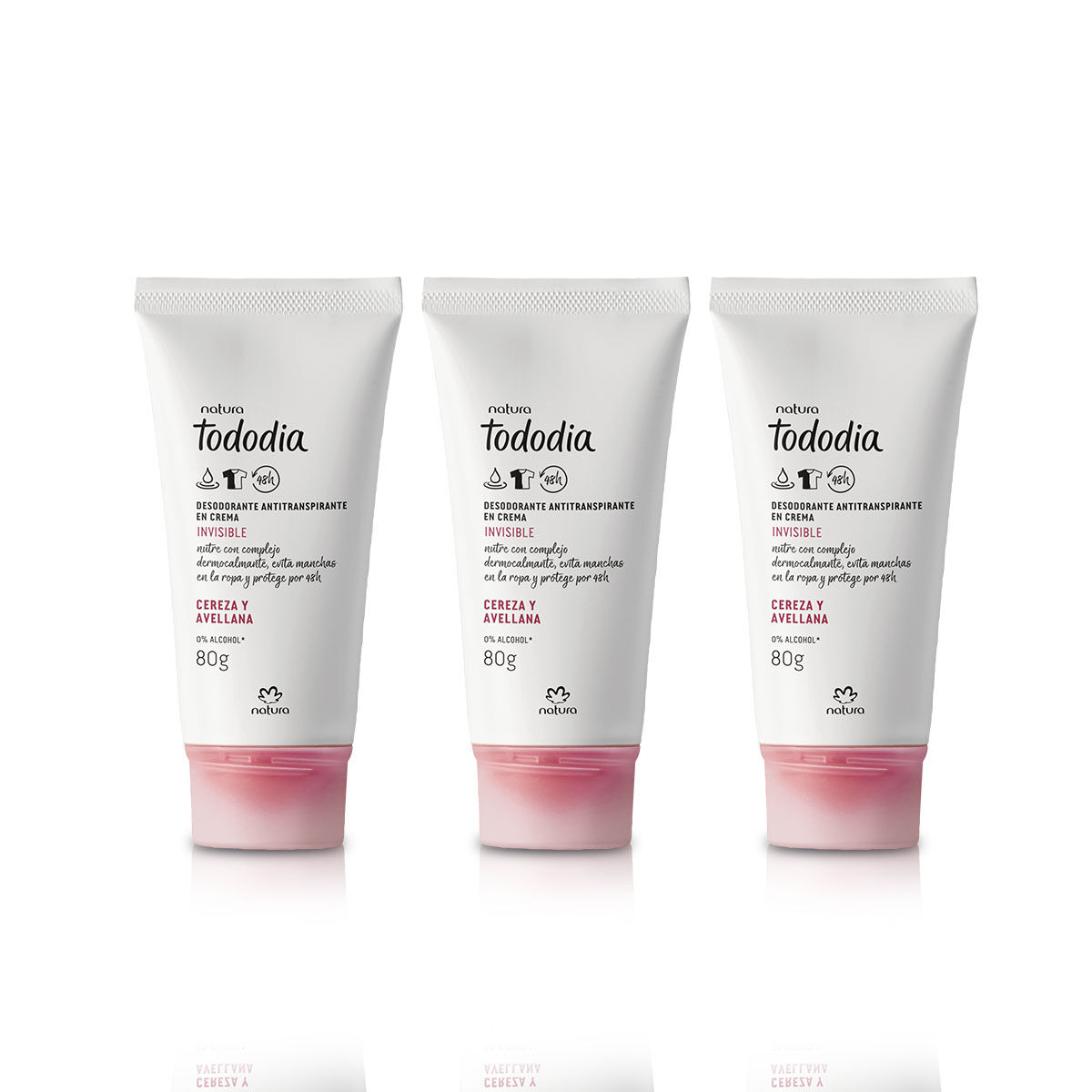 Kit Cereza y Avellana Kit 3 Deos Crema