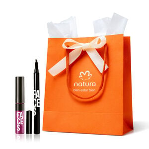 Regalo Madres Delineador y Gloss Labial Pink Galaxy Faces (con bolsa)