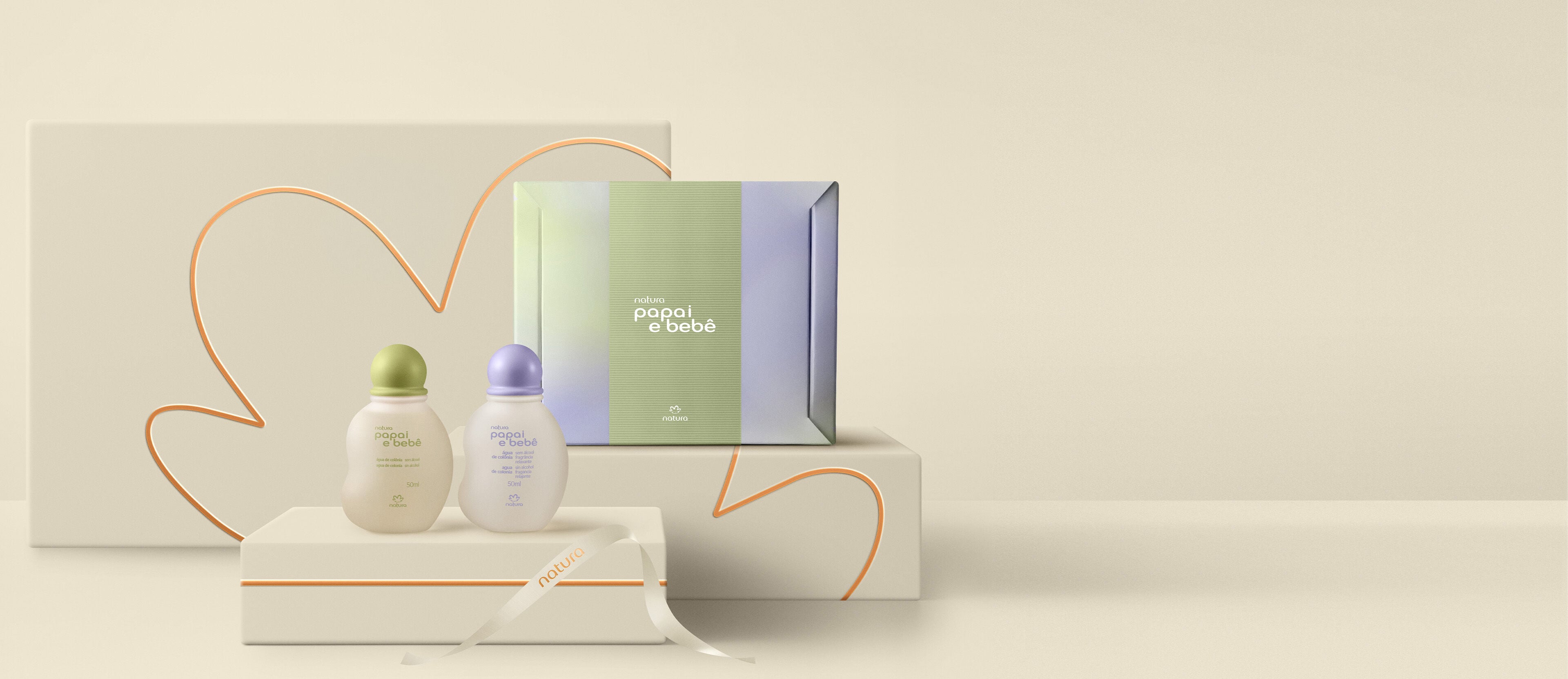Regalo Padres Agua de Colonia Papá y Bebé Mini 2x50ml