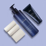 Kit Desodorante Corporal, Hidratante para Manos y Áreas Resecas y Jabón en Barra para Cuerpo y Barba Natura Homem (3 unidades)