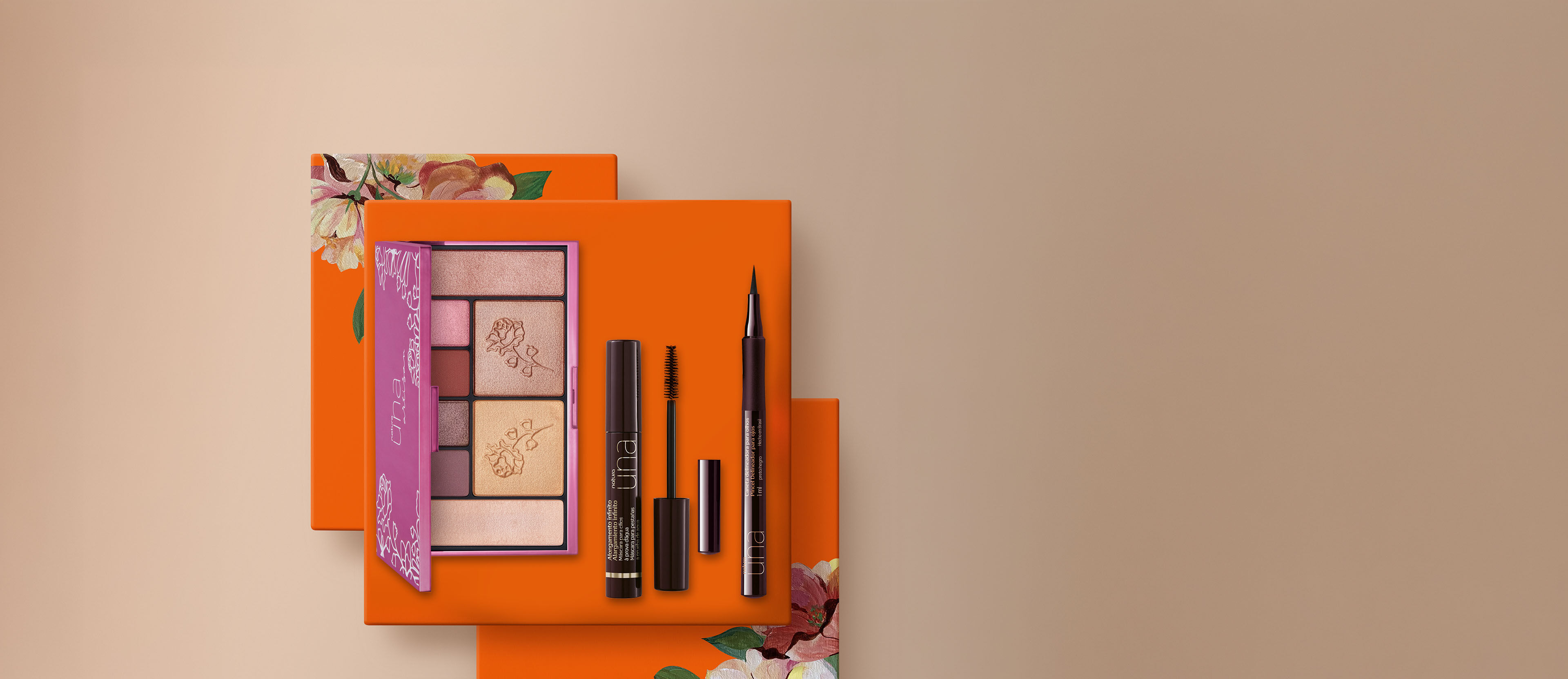 Regalo Madres Una Maquillaje (1 paleta de sombras + 1 máscara + 1 delineador)