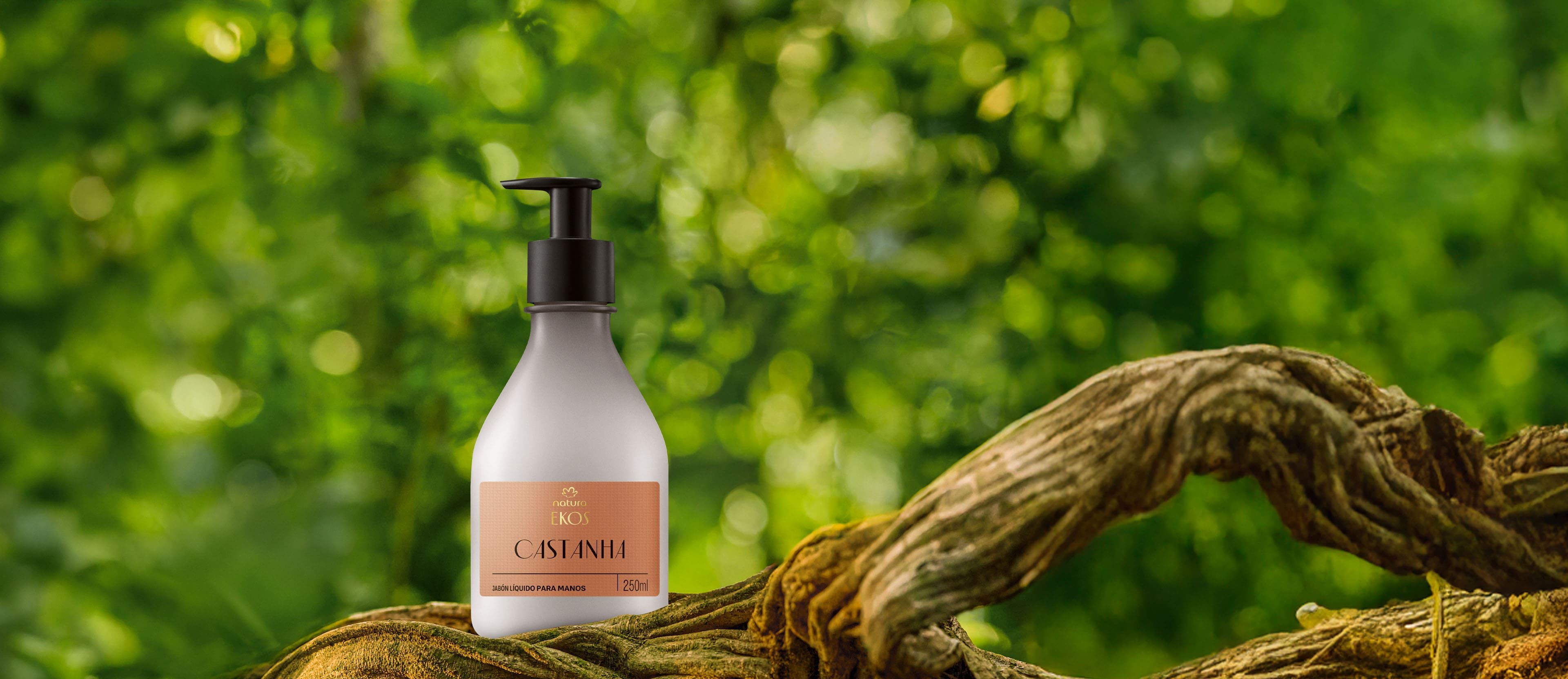 Jabón Líquido para Manos Ekos Castaña