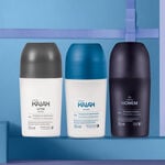 Kit Desodorante Antitranspirante Kaiak Clásico, Urbe y Natura Homem (3 productos)