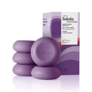 Jabón en Barra Puro Vegetal Tododia Mora y Flor de Durazno