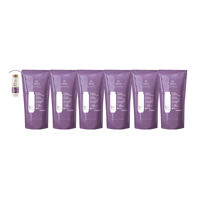 Kit súper Repuesto Shampoo Lumina Matizacion