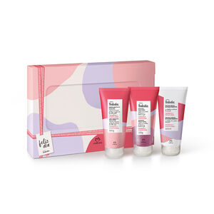 Regalo Madres Frambuesa y Pimienta Rosa (caja con 1 crema corporal + 1 jabón líquido + 1 exfoliante)