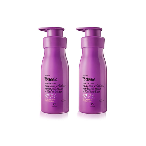 Kit Duo Hidratante Corporal Tododia Ciruela y flor de vainilla