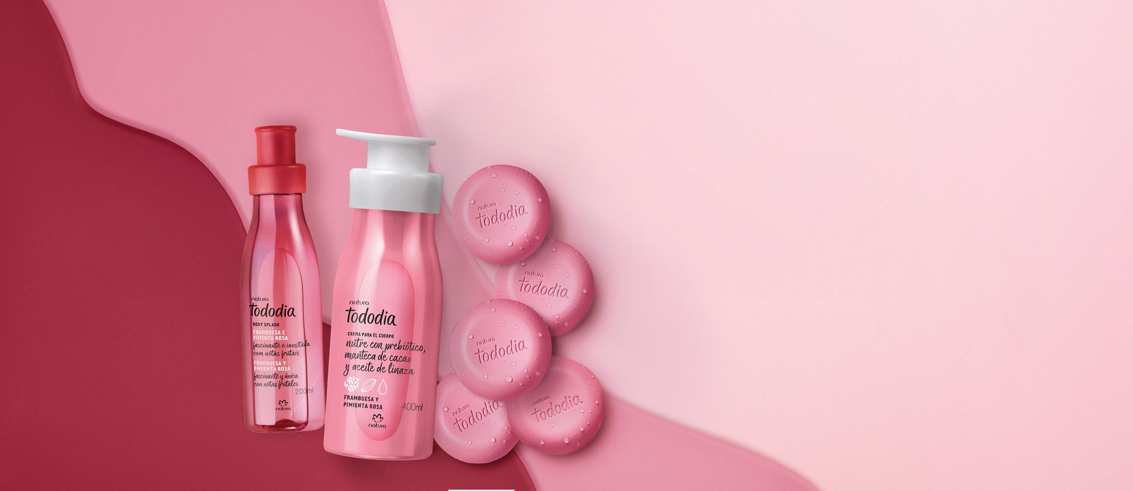 Kit Completo Tododia Frambuesa y Pimienta Rosa