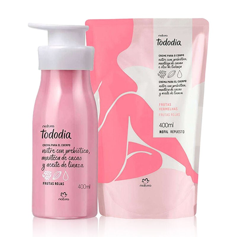 Kit Tododia crema nutritiva frutas rojas