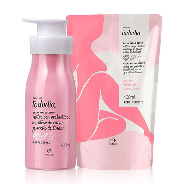 Kit Tododia crema nutritiva frutas rojas