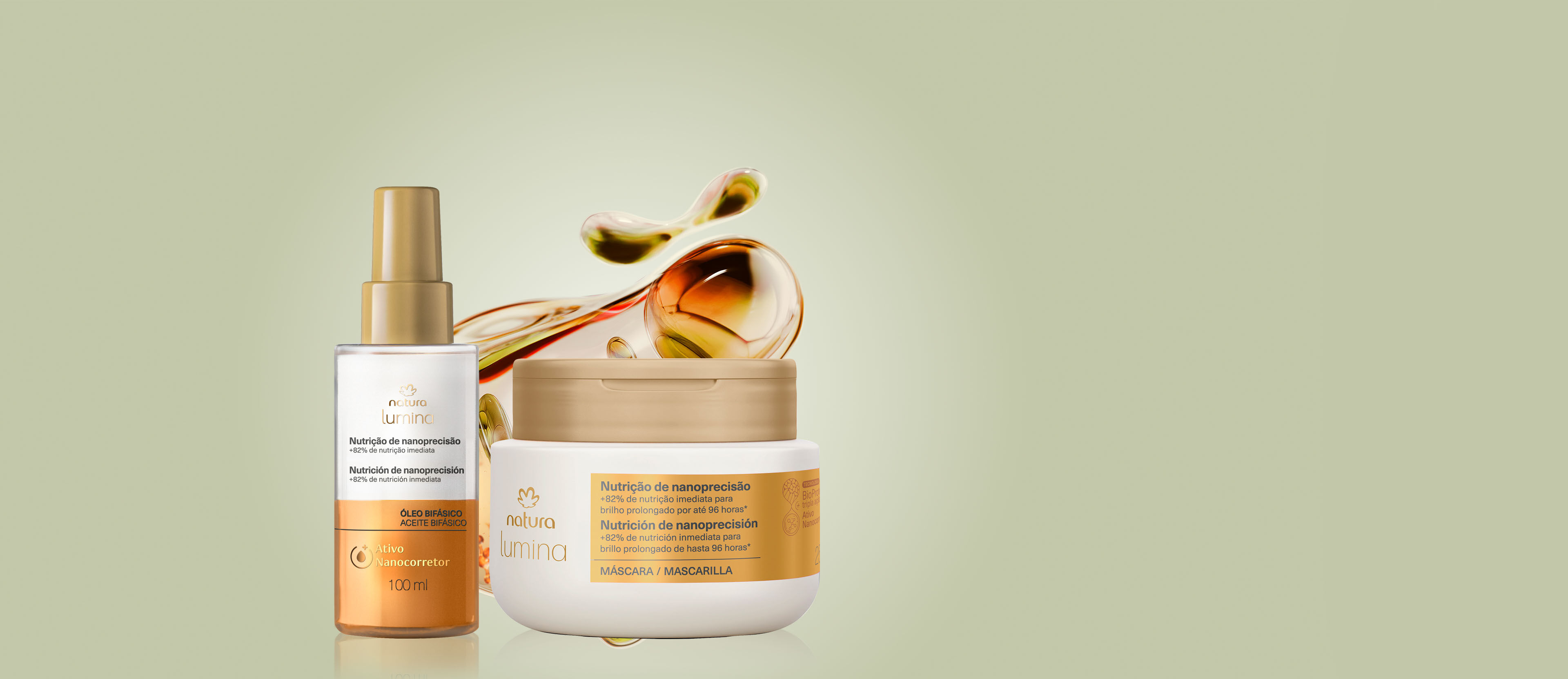 Kit Mascarilla y Aceite Capilar Lumina Nutrición de Nanoprecisión