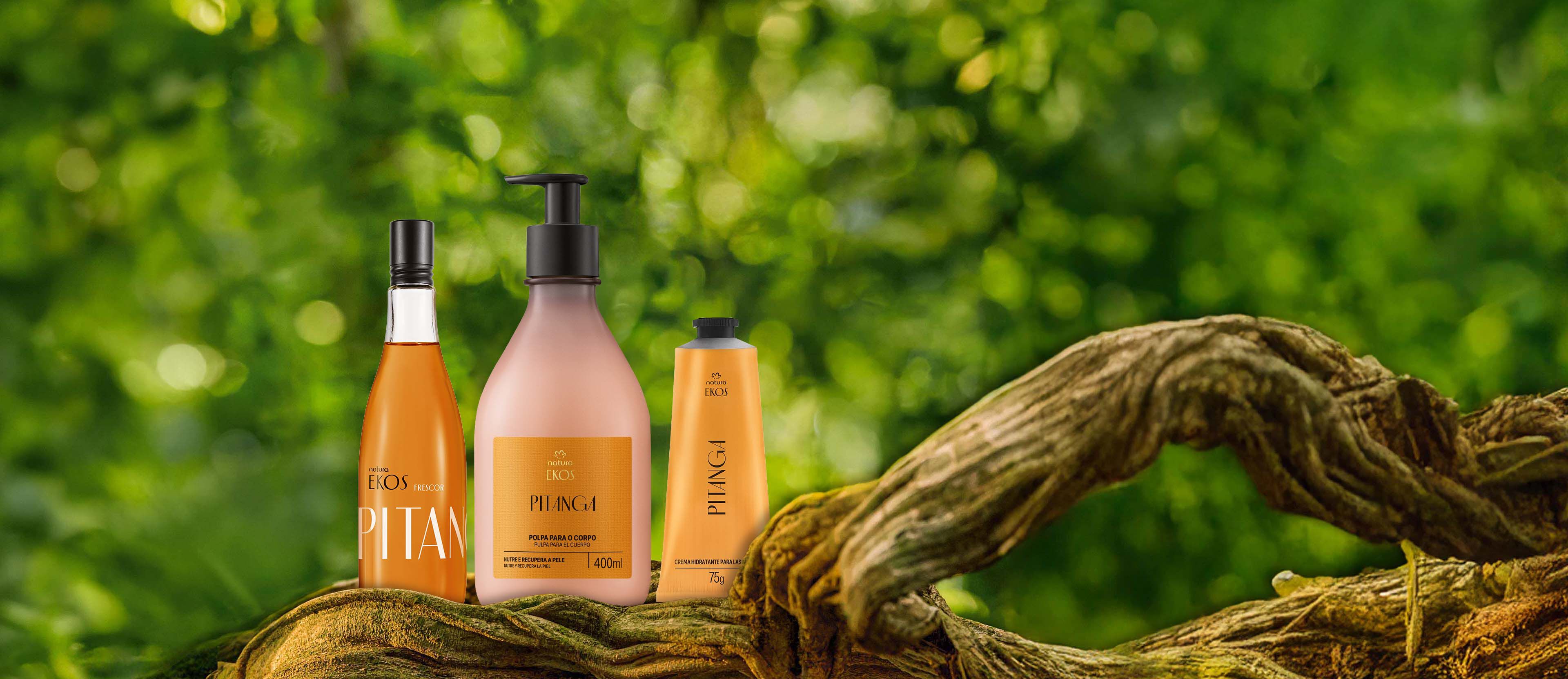 kit frescor y crema para el cuerpo y manos Ekos Pitanga