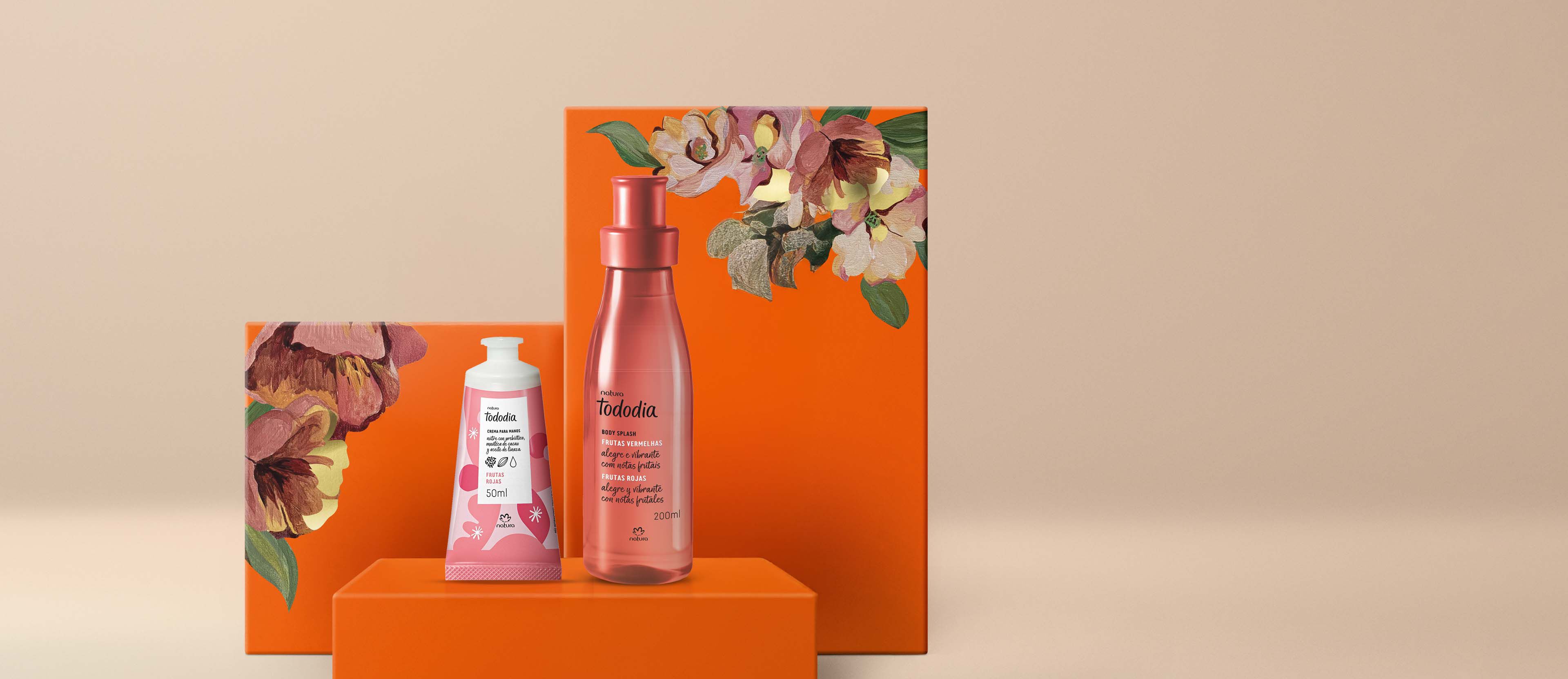 Regalo Madres Frutas Rojas (1 body splash + 1 crema de manos)