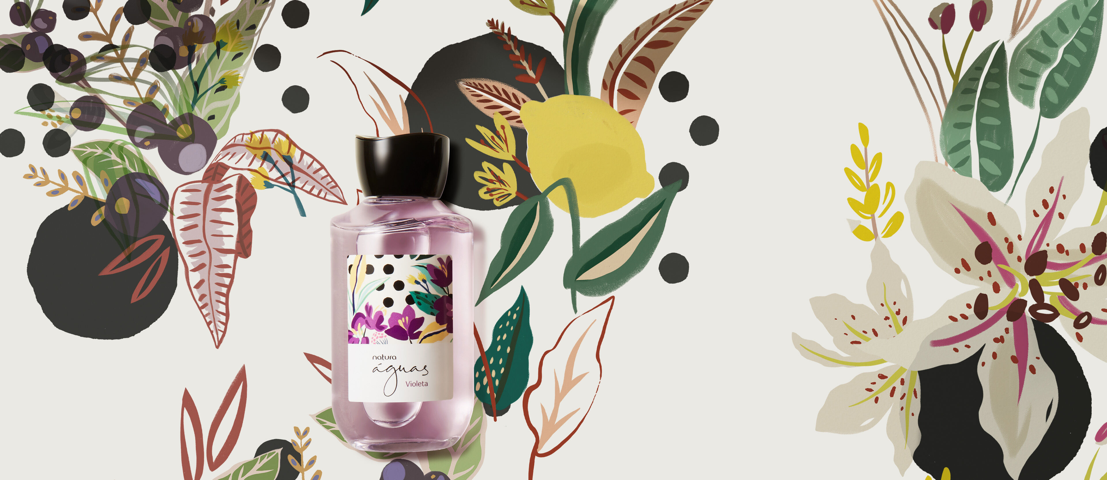 Aguas de natura violeta colonia