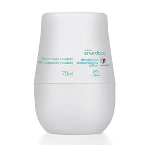 Desodorante Antitranspirante Roll On Erva Doce 70 ml