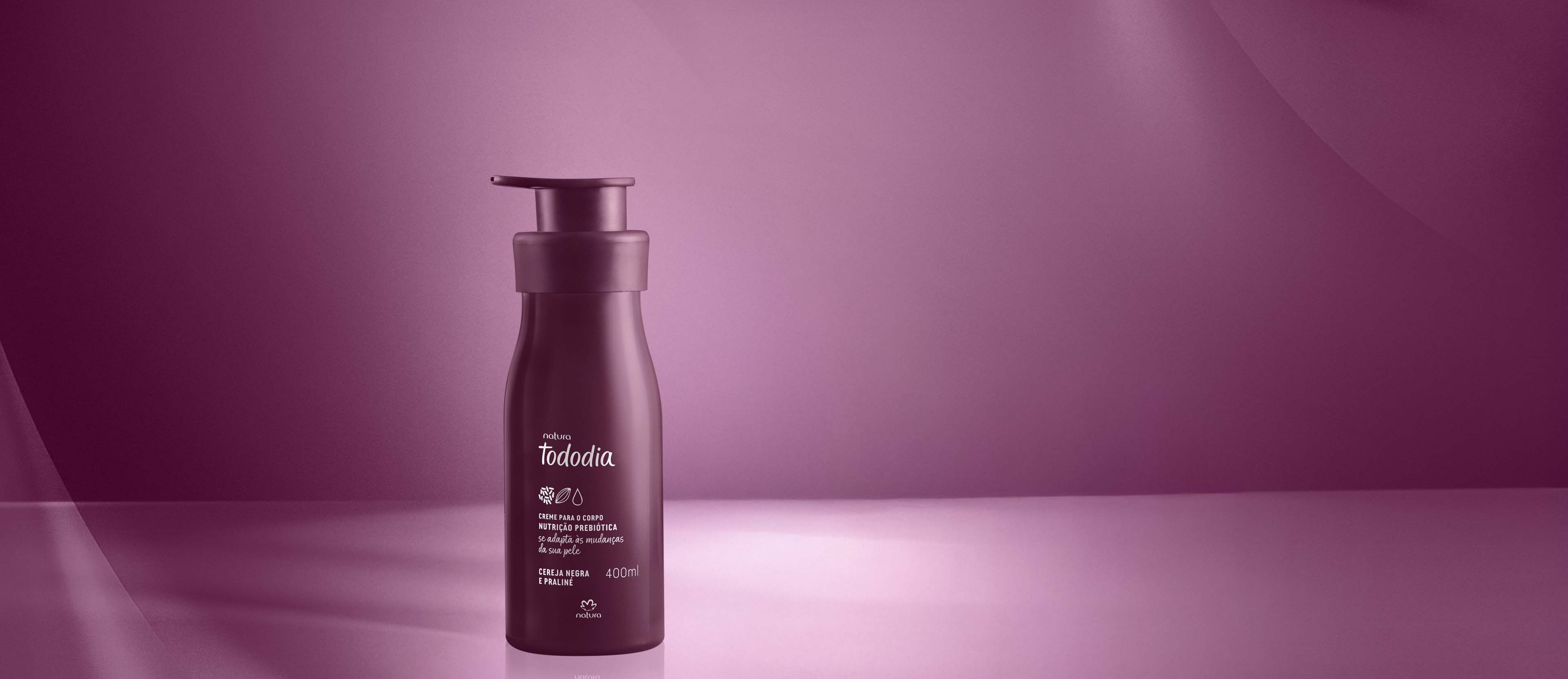 Crema para el cuerpo Tododia Cereza negra y praliné