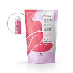 Repuesto Crema Nutritiva para el Cuerpo Tododia Frambuesa y Pimienta Rosa
