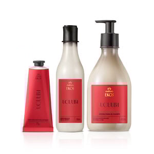 Kit Jabón Líquido, Hidratante Cuerpo y Manos Ekos Ucuuba